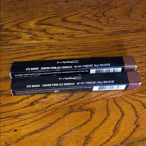 2 New in box MAC lingering eyebrow pencils